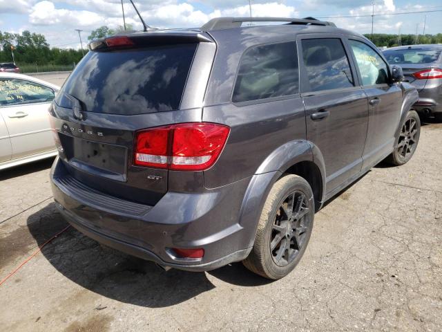 3C4PDDEG7JT278396 - 2018 DODGE JOURNEY GT GRAY photo 4