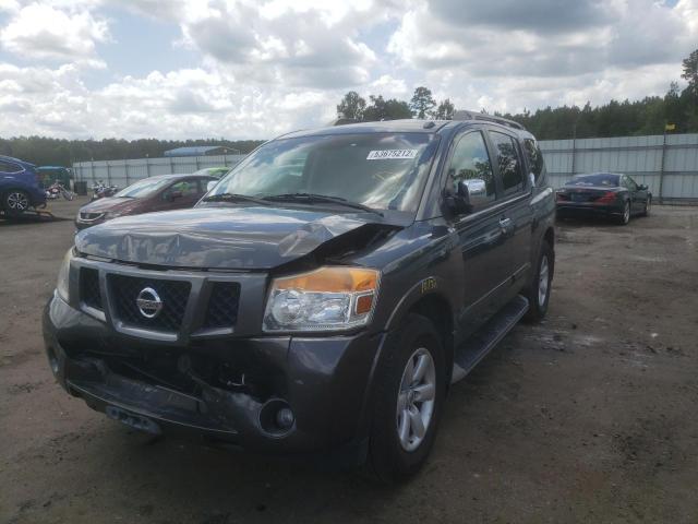 5N1BA0NC5BN605982 - 2011 NISSAN ARMADA SV CHARCOAL photo 2