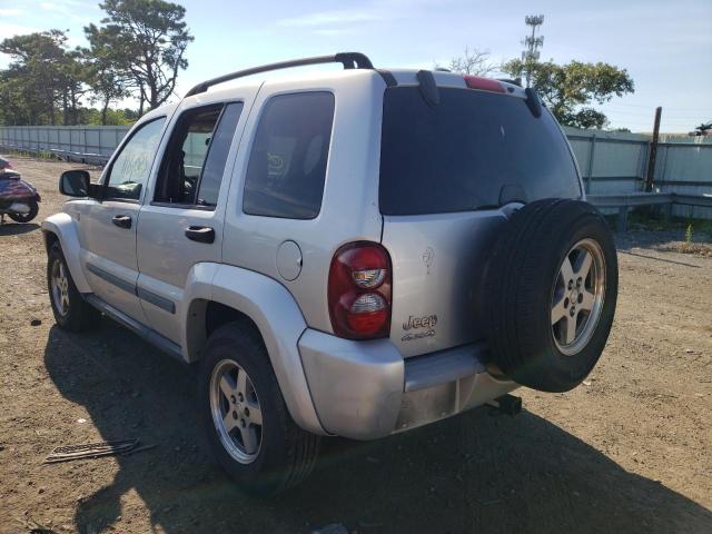 1J4GL38K95W688589 - 2005 JEEP LIBERTY SILVER photo 3