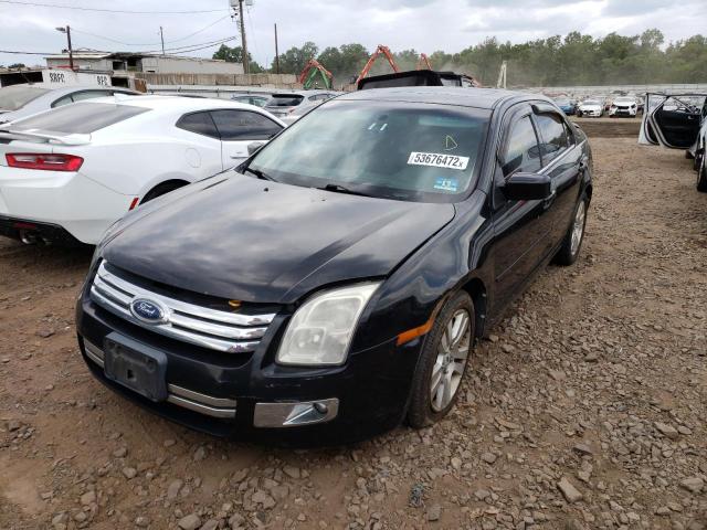 3FAHP08Z59R205608 - 2008 FORD FUSION BLACK photo 2