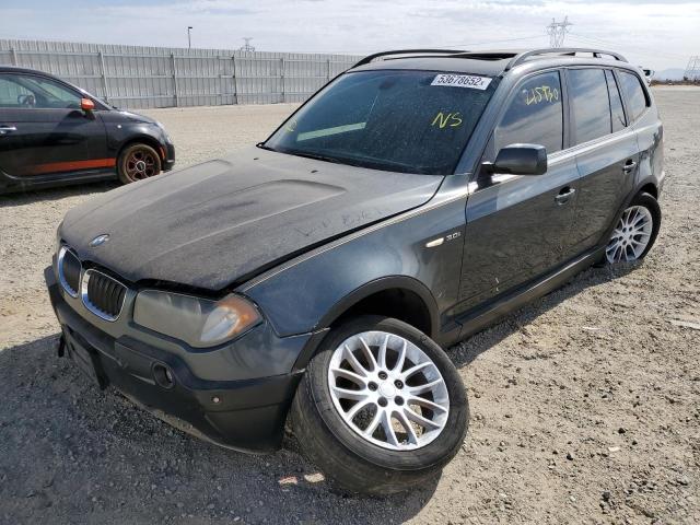 WBXPA93405WD05765 - 2005 BMW X3 3.0I GREEN photo 2