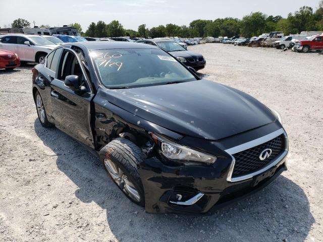 JN1EV7AR4JM433105 - 2018 INFINITI Q50 LUXE BLACK photo 1