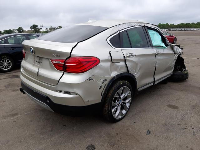 5UXXW3C58H0T78213 - 2017 BMW X4 XDRIVE2 SILVER photo 4