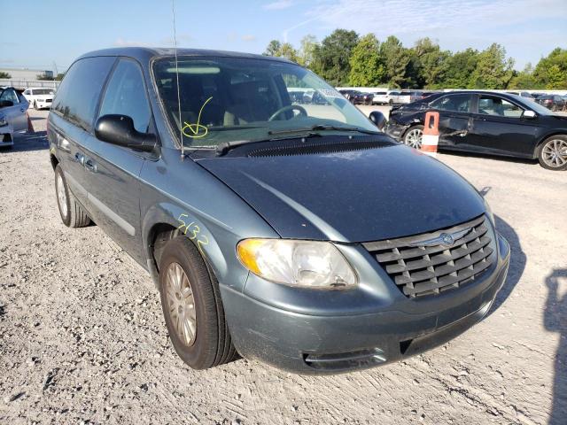 1A4GJ45R07B207281 - 2007 CHRYSLER TOWN & COU BLUE photo 1