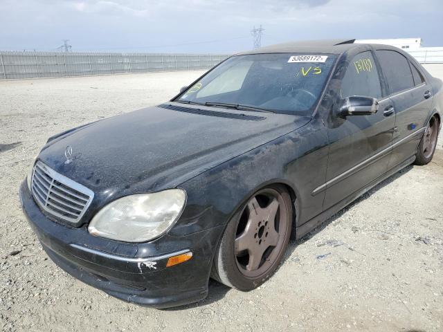 WDBNG73J92A262108 - 2002 MERCEDES-BENZ S 55 AMG BLACK photo 2