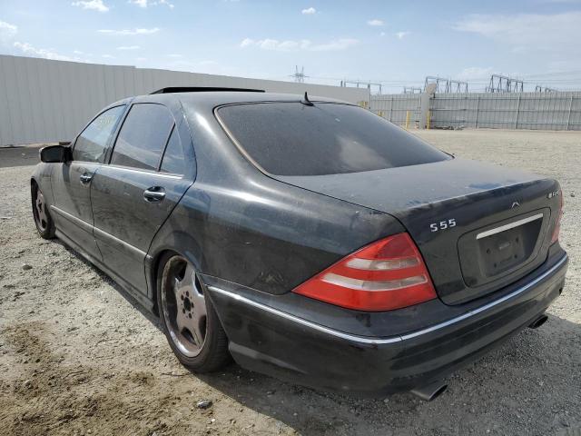 WDBNG73J92A262108 - 2002 MERCEDES-BENZ S 55 AMG BLACK photo 3