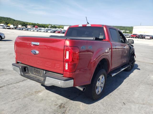 1FTER4FH7LLA79797 - 2020 FORD RANGER XL RED photo 4
