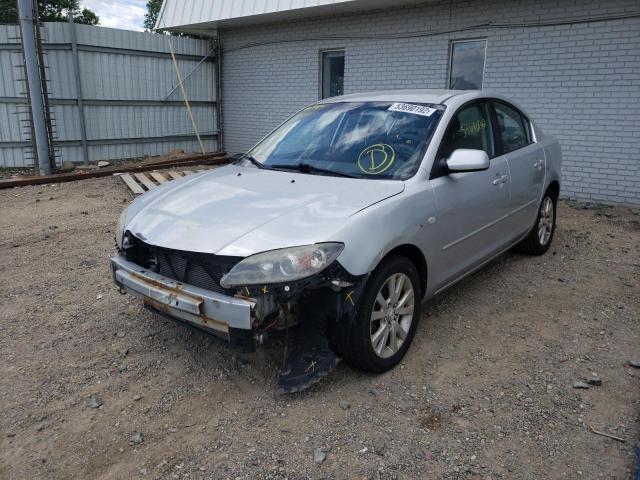 JM1BK32F781870937 - 2008 MAZDA 3 I SILVER photo 2