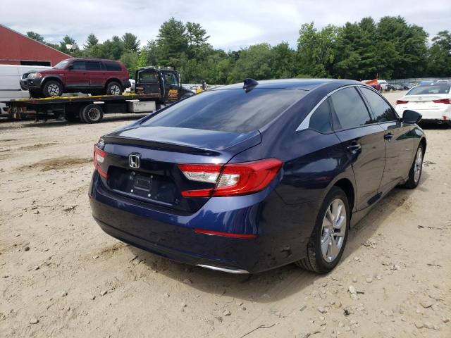 1HGCV1F16JA256662 - 2018 HONDA ACCORD LX BLUE photo 4