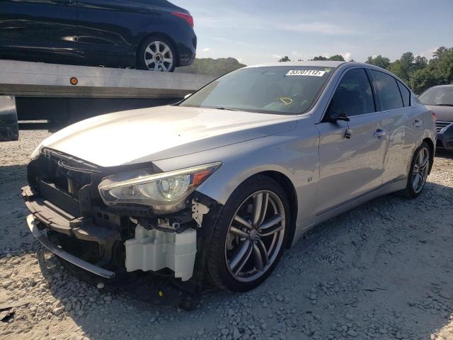 JN1BV7AP7EM686815 - 2014 INFINITI Q50 BASE SILVER photo 2