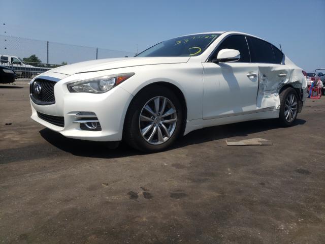 JN1EV7AR6GM344600 - 2016 INFINITI Q50 PREMIU WHITE photo 2