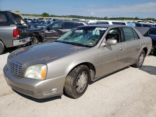 1G6KD54Y93U101225 - 2003 CADILLAC DEVILLE BEIGE photo 2