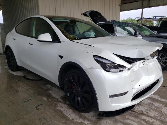 7SAYGDEF0NF457518 - 2022 TESLA MODEL Y أبيض صورة 1