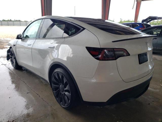 7SAYGDEF0NF457518 - 2022 TESLA MODEL Y أبيض صورة 3