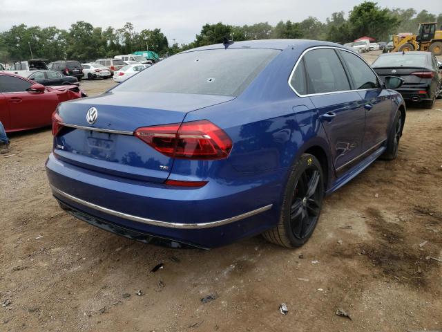 1VWDT7A30HC060877 - 2017 VOLKSWAGEN PASSAT R-L BLUE photo 4