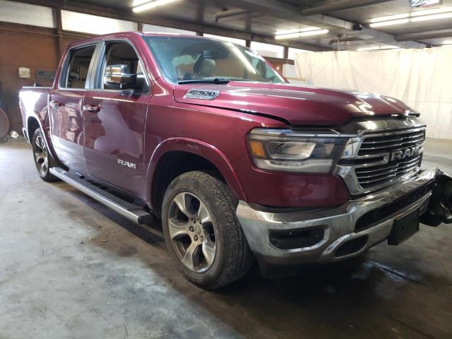 1C6SRFJT0KN636876 - 2019 RAM 1500 LARAM BURGUNDY photo 1