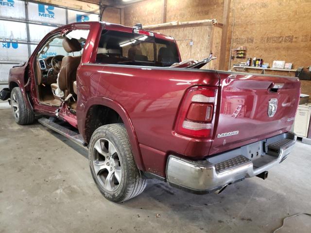 1C6SRFJT0KN636876 - 2019 RAM 1500 LARAM BURGUNDY photo 3