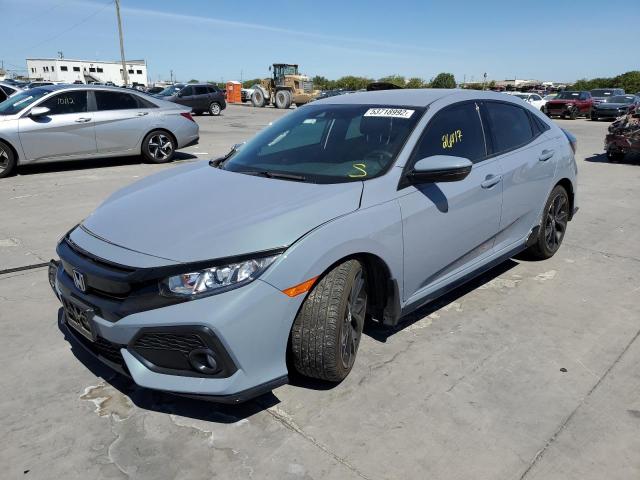 SHHFK7H49KU207087 - 2019 HONDA CIVIC SPOR BLUE photo 2