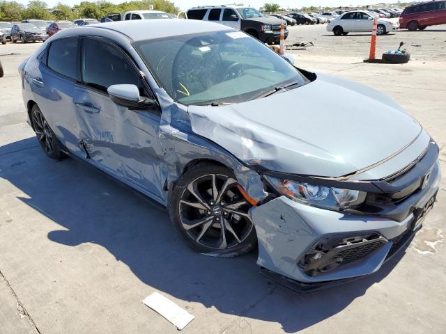 SHHFK7H49KU207087 - 2019 HONDA CIVIC SPOR BLUE photo 9