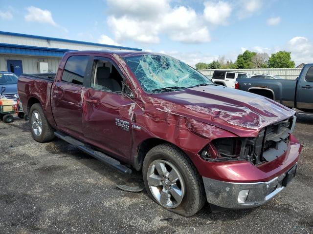 1C6RR7LT7KS557014 - 2019 RAM 1500 CLASS MAROON photo 1