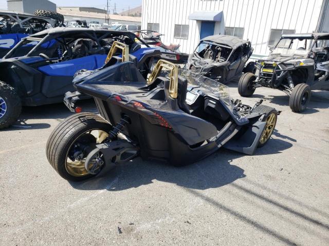 57XAAPFA0K8130544 - 2019 POLARIS SLINGSHOT BLUE photo 4