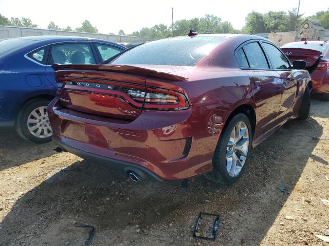 2C3CDXHG5KH588959 - 2019 DODGE CHARGER GT BROWN photo 4