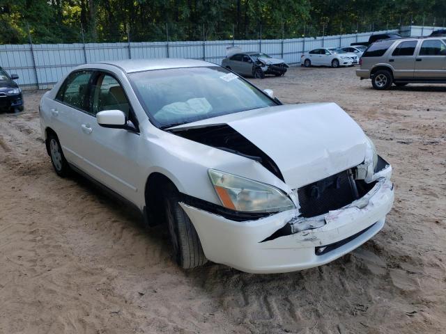 1HGCM56435A096718 - 2005 HONDA ACCORD LX WHITE photo 1