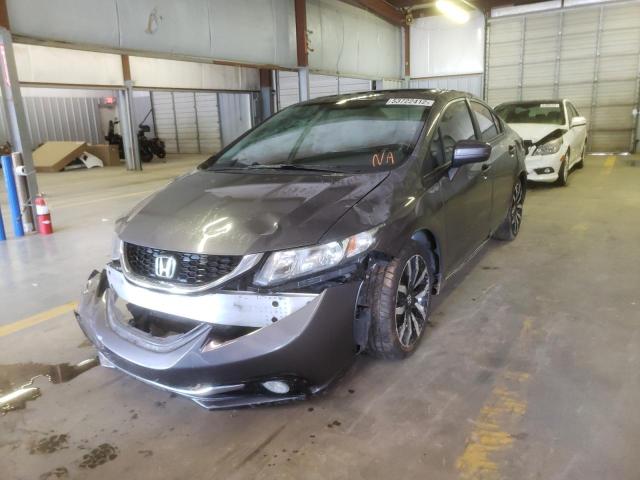 19XFB2F98EE068700 - 2014 HONDA CIVIC EXL 灰色 照片 2