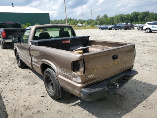 1GCCS145528246498 - 2002 CHEVROLET S TRUCK S1 BROWN photo 3