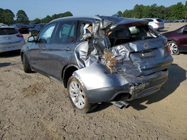 5UXWZ7C51F0M83294 - 2015 BMW X3 SDRIVE2 SILVER photo 3