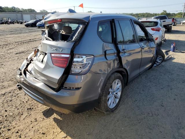 5UXWZ7C51F0M83294 - 2015 BMW X3 SDRIVE2 SILVER photo 4