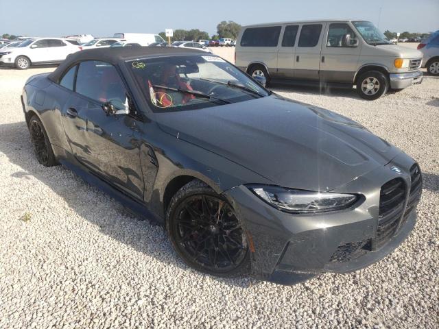 WBS33BA07NCJ38129 - 2022 BMW M4 COMPETI GRAY photo 1
