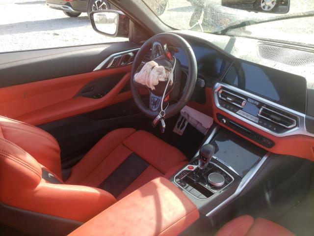 WBS33BA07NCJ38129 - 2022 BMW M4 COMPETI GRAY photo 9