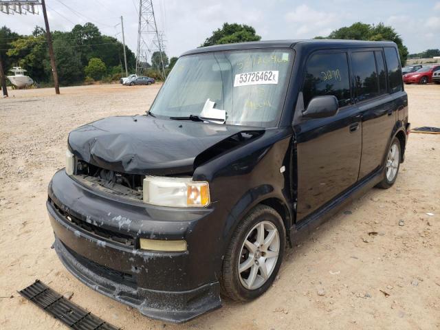 JTLKT334164075411 - 2006 TOYOTA SCION XB შავი ფოტო 2