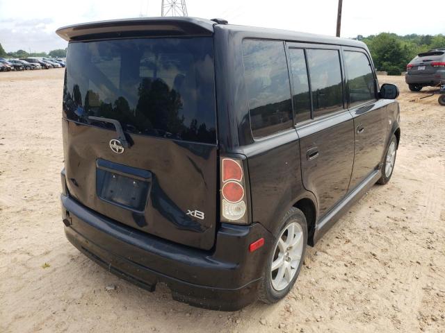JTLKT334164075411 - 2006 TOYOTA SCION XB შავი ფოტო 4