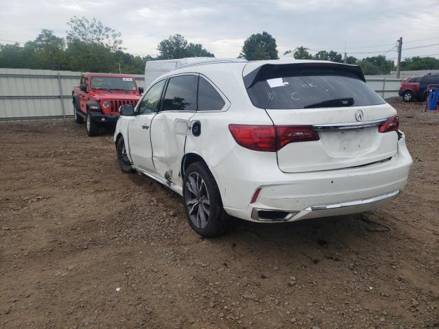 5J8YD4H81KL000780 - 2019 ACURA MDX ADVANC WHITE photo 3