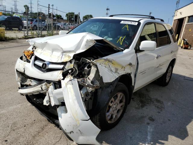 2HNYD18884H549402 - 2004 ACURA MDX TOURIN WHITE photo 2