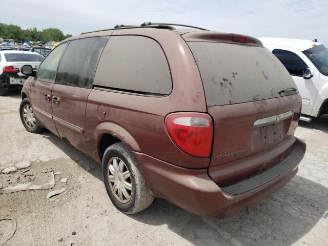 2A4GP54L37R259944 - 2007 CHRYSLER TOWN & COU BURGUNDY photo 3