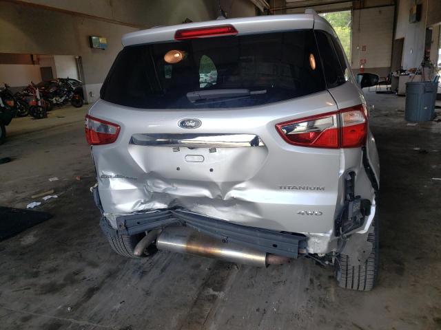 MAJ6S3KL4LC349331 - 2020 FORD ECOSPORT T SILVER photo 9