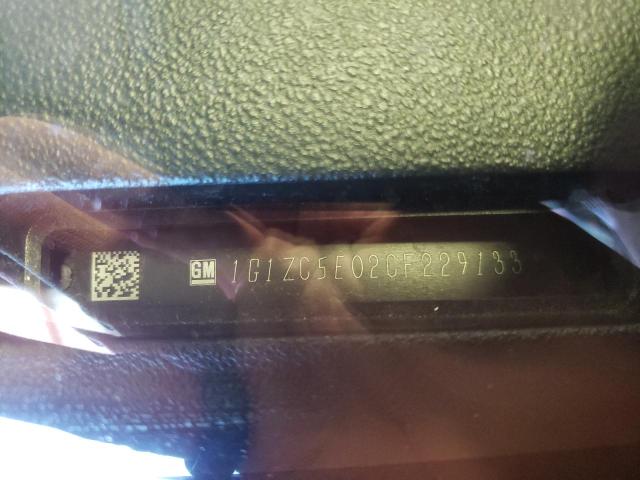 1G1ZC5E02CF229133 - 2012 CHEVROLET MALIBU 1LT 黑色 照片 10