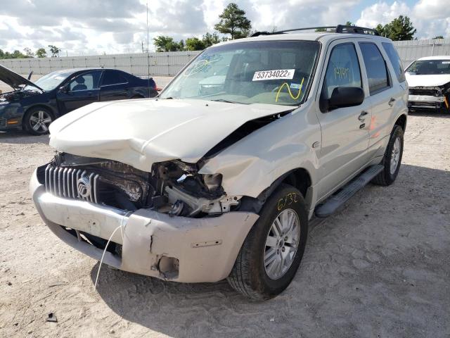 4M2YU81127KJ00400 - 2007 MERCURY MARINER LU BEIGE photo 2