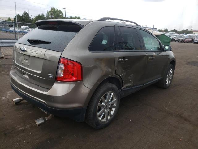 2FMDK4JC0DBA79925 - 2013 FORD EDGE SEL GRAY photo 4