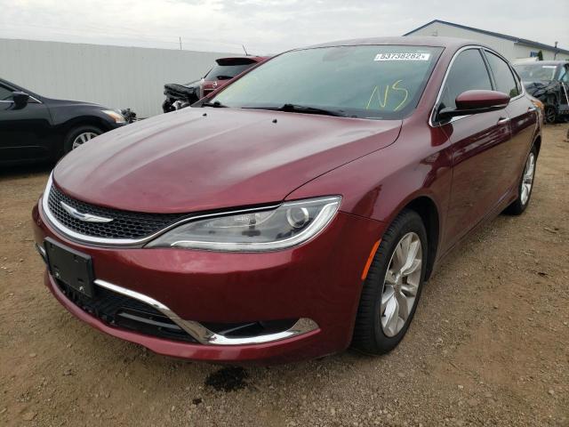 1C3CCCCB5GN100728 - 2016 CHRYSLER 200 C MAROON photo 2