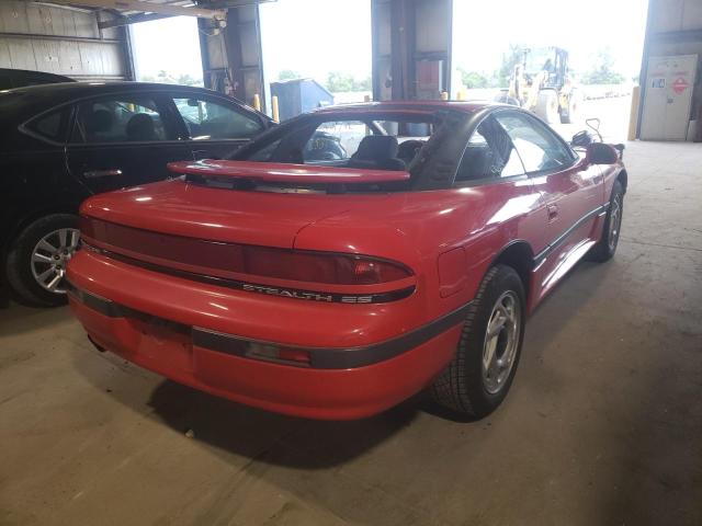 JB3BM54J2PY012872 - 1993 DODGE STEALTH ES BURGUNDY photo 4