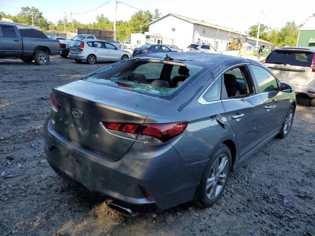 5NPE34AF4KH809286 - 2019 HYUNDAI SONATA LIM GRAY photo 4