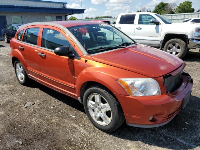 1B3HB48B57D350349 - 2007 DODGE CALIBER SX ORANGE photo 1