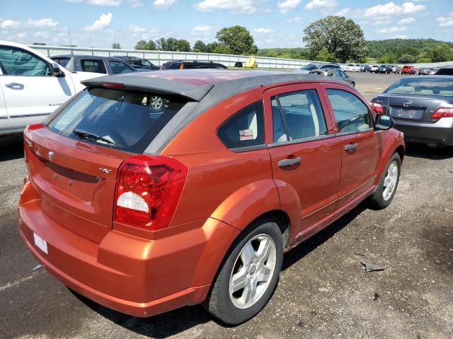 1B3HB48B57D350349 - 2007 DODGE CALIBER SX ORANGE photo 4