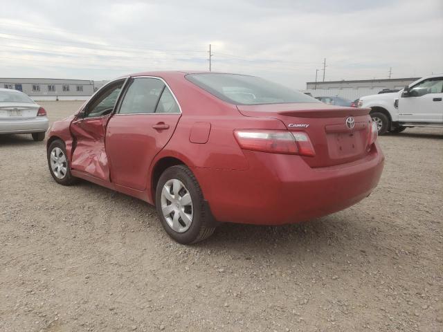 4T1BE46K77U060043 - 2007 TOYOTA CAMRY CE RED photo 3