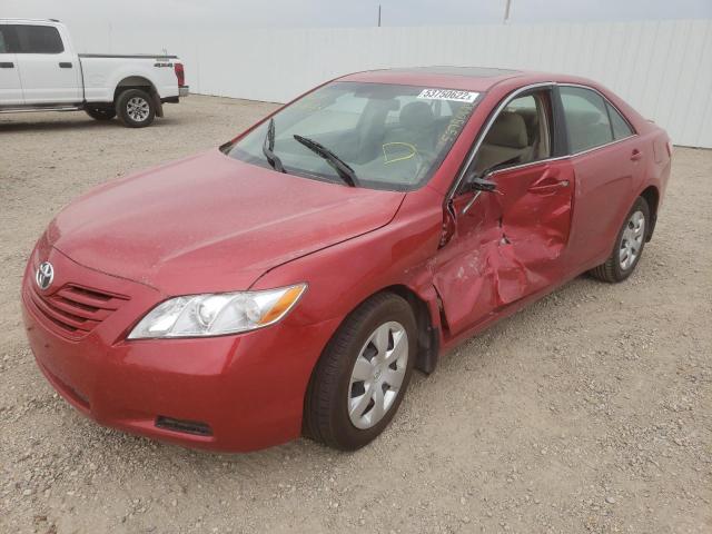 4T1BE46K77U060043 - 2007 TOYOTA CAMRY CE RED photo 9