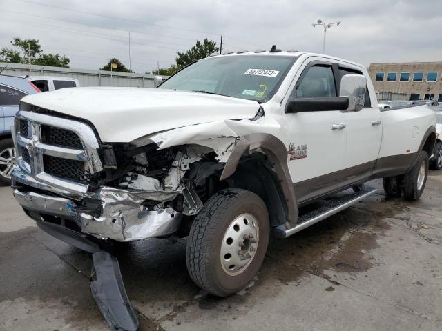 3C63RRJLXHG715057 - 2017 RAM 3500 LARAM WHITE photo 2